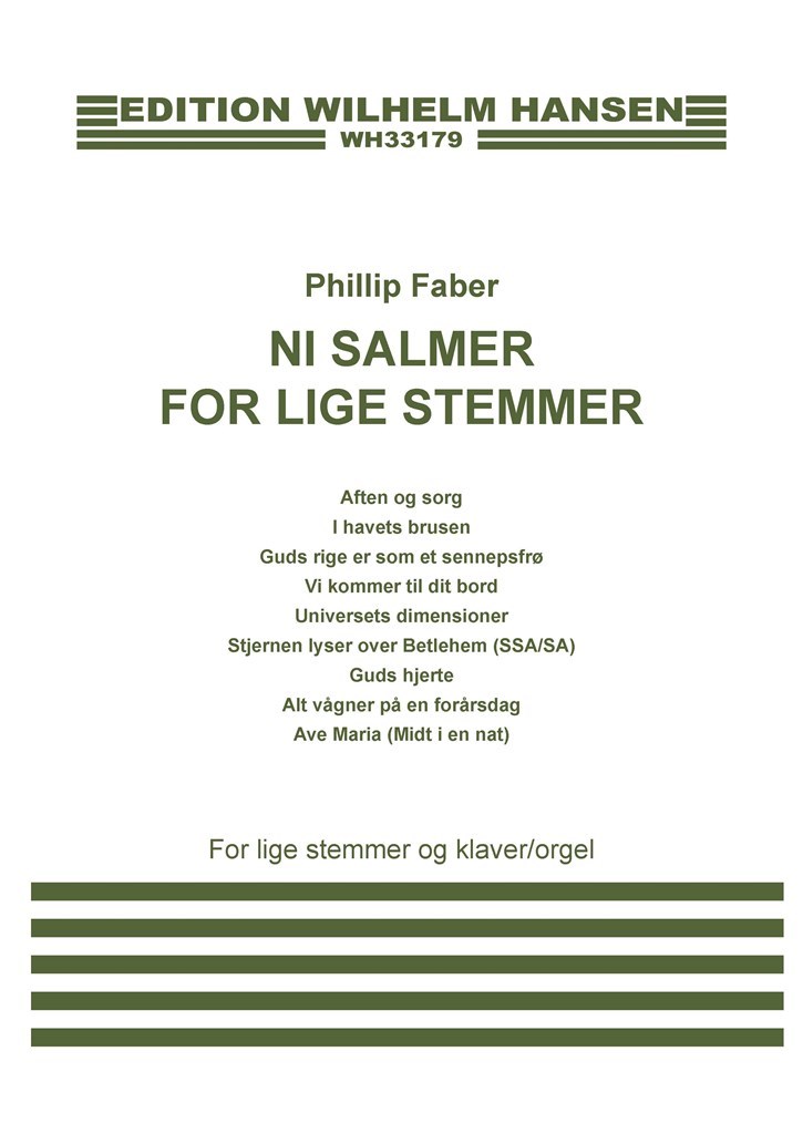Ni Salmer For Lige Stemmer